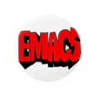 株式会社スガノワークスのemacs - イーマックス - 缶バッジ