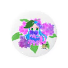 🚬さざなみよるなみ🍺のうるめめちゃん紫陽花 Tin Badge