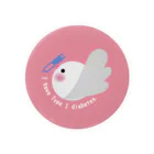 文鳥屋さんの1型糖尿病ロゴ缶バッチ Ver.ピンク Tin Badge