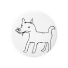 拙い動物たちの犬 Tin Badge