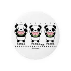 イラスト MONYAAT のCT169 ズレちゃんとTWIN PANDAS*st Tin Badge