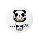 イラスト MONYAAT のCT169 ズレちゃんとTWIN PANDAS*D*st Tin Badge