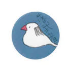 中原じゅん子グッズ店の落ち武者文鳥 Tin Badge