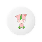 mochi ねこのmochi ねこ Tin Badge