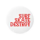 Punk Rock JukeboxのSurf Skate Destroy 缶バッジ