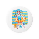 にちしょっぷのぶくぶくリゾート Tin Badge