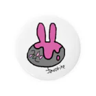 favlabi🐰🎀―ふぇばらび―のらびうさぴんく Tin Badge