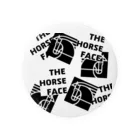 ロゼットステーブル お馬の雑貨屋さん🏇のThe Horse Face② Tin Badge