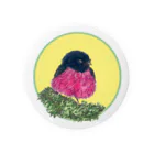 Nellyhime のアートのスズメ (Pink Robin) Tin Badge
