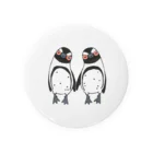 penguininkoの手繋ぎケープペンギンのカップル🐧❤️🐧 Tin Badge