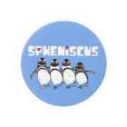 penguininkoのSpheniscusquartet blueversion② Tin Badge