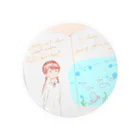 rukamoの赤毛の女の子 Tin Badge