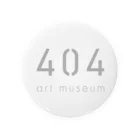 obakesenseiの404美術館ロゴ 缶バッジ