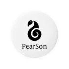 PearSonStoreのPearSon 黒 縦 Tin Badge