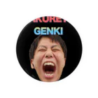 佐々木一人のBAKURETU GENKI Tin Badge