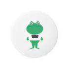 killer frogsのTシャツを着るカエルくん Tin Badge