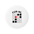 FUN-MLのFUN-MLロゴ 缶バッジ