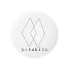 kirakira✨のkirakira 白 Tin Badge