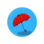 あしかのTomato  Umbrella 缶バッジ