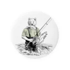 KEIGO YASUDAのBear Fishing 缶バッジ