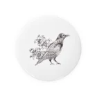 naty's doodlesのsimple bird doodle Tin Badge