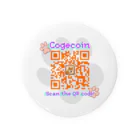 NOMANDARAのCogecoin QR 缶バッジ