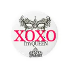 xoxo.....VODKAのxoxo I'm QUEEN 缶バッジ