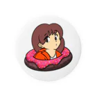 みうらドーナツ🍩Miura DonutsのStrawberry chocolate Tin Badge