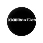 DECONSTRUCTIONのロゴ 缶バッジ