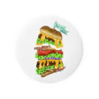 heymar のハンバーガー 缶バッジ
