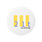 co-eternity の21tロゴ Tin Badge