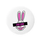disney-risaのNew York rabbit mosaic Tin Badge