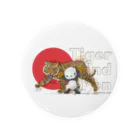 Masashi Kaminkoのタイガー&ポンちゃん Tin Badge