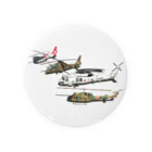 3DCGからのぉ～の4heli1 Tin Badge