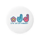 stm_entertainment_corpの架空ゲーム会社「STM Entertainment」ノベルティシリーズ 缶バッジ