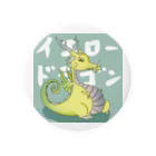 ポップヌードルのイエロードラゴン Tin Badge