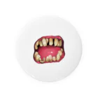 psychodoughnutsのcharming teeth 缶バッジ