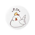 りっぴの_工房のPiYo にわとりとひよこ団子 缶バッジ