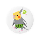 LittleLoroのノーマルオカメインコ スイカパンツ Tin Badge