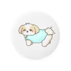 shih-tzuのシーズー Tin Badge