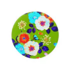 NANKA KANKAのColorful Rose (Yellow green) Tin Badge
