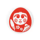 Deco_Save_Myanmarのだるまちゃん Tin Badge