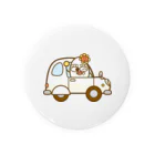 コメビツくんのハクマイさんの軽自動車 Tin Badge