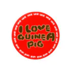 n555のI LOVE GUINEA PIG 56mm/75mm用 缶バッジ