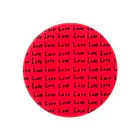  むきむき   地球生活のLove 缶バッジ