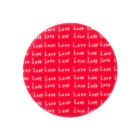  むきむき   地球生活のLove 缶バッジ