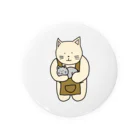 ＋Whimsyの猫カフェねこ Tin Badge