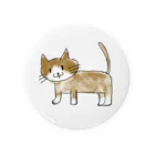 ようかい屋の茶色のねこ。 Tin Badge