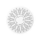 灯(ともしび/Tomoshibi)のNO WAR SUNFLOWER Tin Badge