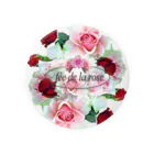 fée de la roseの薔薇の花束　ロゴ入り Tin Badge